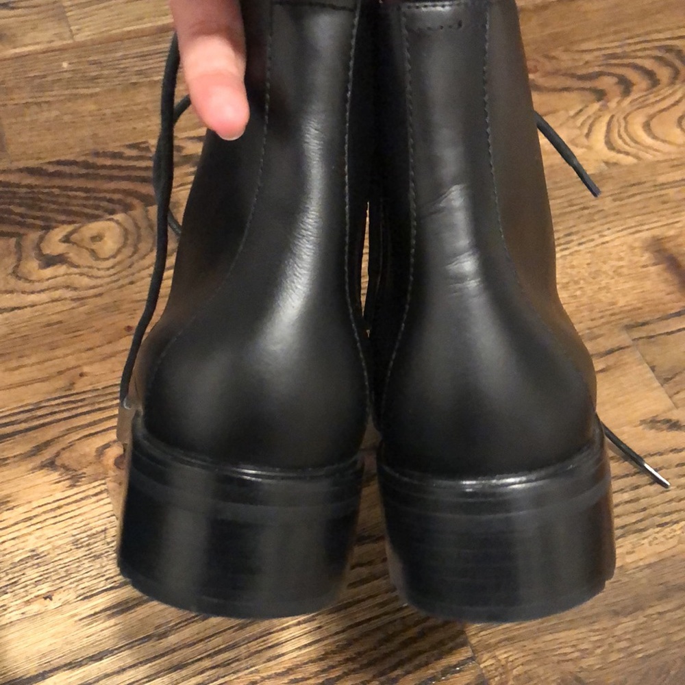 Everlane The Modern Utility Lace-Up Boot size 8.5 (fits 7.5 or 8) better - Picture 6 of 14